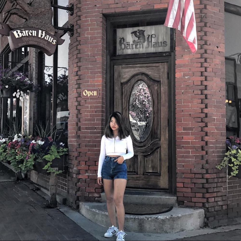 Croptop white jacket